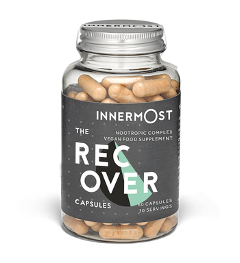 The Recover Capsules. These nootropic capsules contain research-backed ingredients that support the recovery process, reduce inflammation, and regulate hormone activity.