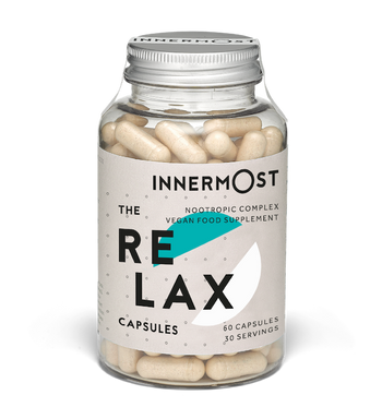 The Relax Capsules. These nootropic capsules contain research-backed ingredients that help reduce stress, promote relaxation and help you get a great night's sleep.